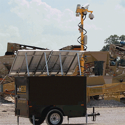 Security Cameras Save Recycle Plant