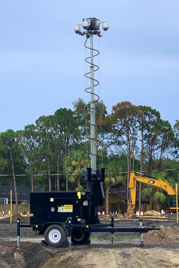 Mobile Surveillance Tower - S-Series | Solar-Powered CCTV Trailer for Construction Sites, Parking Lots, and Rapid Deployment Security. Smart CCTV Tower providing Portable Surveillance, Security, and Monitoring Solutions.