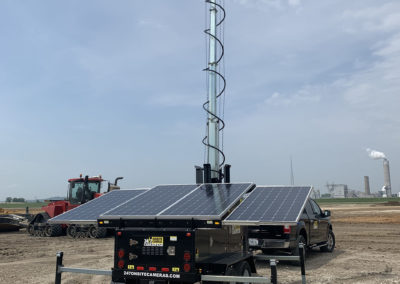 Mobile Surveillance Tower - S-Series | Solar-Powered CCTV Trailer for Construction Sites, Parking Lots, and Rapid Deployment Security. Smart CCTV Tower providing Portable Surveillance, Security, and Monitoring Solutions.