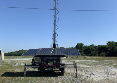 Mobile Surveillance Tower - S-Series | Solar-Powered CCTV Trailer for Construction Sites, Parking Lots, and Rapid Deployment Security. Smart CCTV Tower providing Portable Surveillance, Security, and Monitoring Solutions.