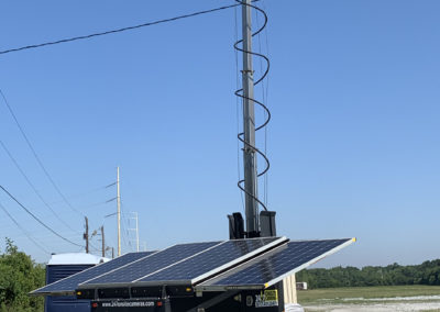 Mobile Surveillance Tower - S-Series | Solar-Powered CCTV Trailer for Construction Sites, Parking Lots, and Rapid Deployment Security. Smart CCTV Tower providing Portable Surveillance, Security, and Monitoring Solutions.