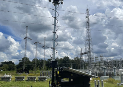 Mobile Surveillance Tower - S-Series | Solar-Powered CCTV Trailer for Construction Sites, Parking Lots, and Rapid Deployment Security. Smart CCTV Tower providing Portable Surveillance, Security, and Monitoring Solutions.