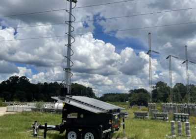 Mobile Surveillance Tower - S-Series | Solar-Powered CCTV Trailer for Construction Sites, Parking Lots, and Rapid Deployment Security. Smart CCTV Tower providing Portable Surveillance, Security, and Monitoring Solutions.