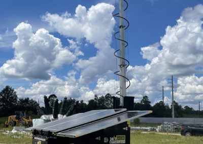 Mobile Surveillance Tower - S-Series | Solar-Powered CCTV Trailer for Construction Sites, Parking Lots, and Rapid Deployment Security. Smart CCTV Tower providing Portable Surveillance, Security, and Monitoring Solutions.