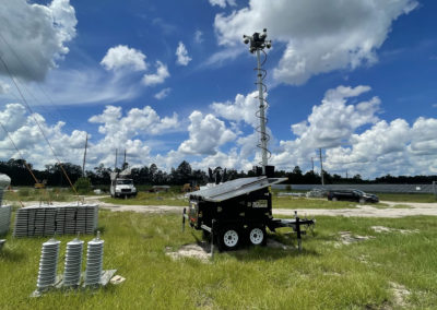 Mobile Surveillance Tower - S-Series | Solar-Powered CCTV Trailer for Construction Sites, Parking Lots, and Rapid Deployment Security. Smart CCTV Tower providing Portable Surveillance, Security, and Monitoring Solutions.