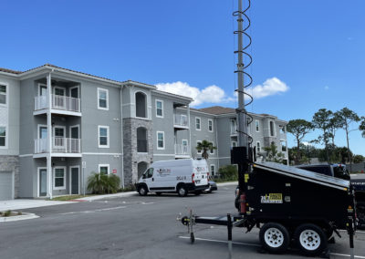 Mobile Surveillance Tower - S-Series | Solar-Powered CCTV Trailer for Construction Sites, Parking Lots, and Rapid Deployment Security. Smart CCTV Tower providing Portable Surveillance, Security, and Monitoring Solutions.