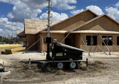 Mobile Surveillance Tower - S-Series | Solar-Powered CCTV Trailer for Construction Sites, Parking Lots, and Rapid Deployment Security. Smart CCTV Tower providing Portable Surveillance, Security, and Monitoring Solutions.